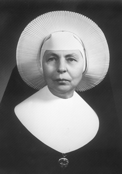 Sister M. Madeleva Wolff, longerst-serving president of Sain Mary's College.